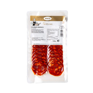 NJ Salchichon Iberico Sliced 100g
