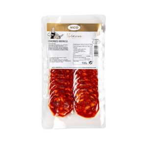 NJ Chorizo Iberico Sliced 100g