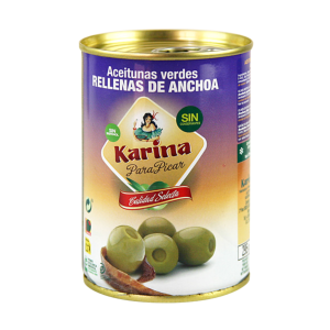AK Green Olives Stuffed With Anchovies